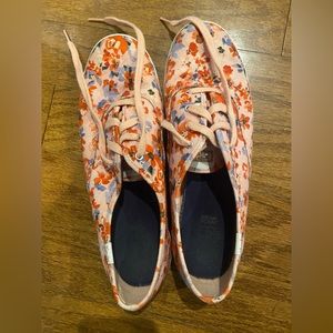 Pink Floral Keds